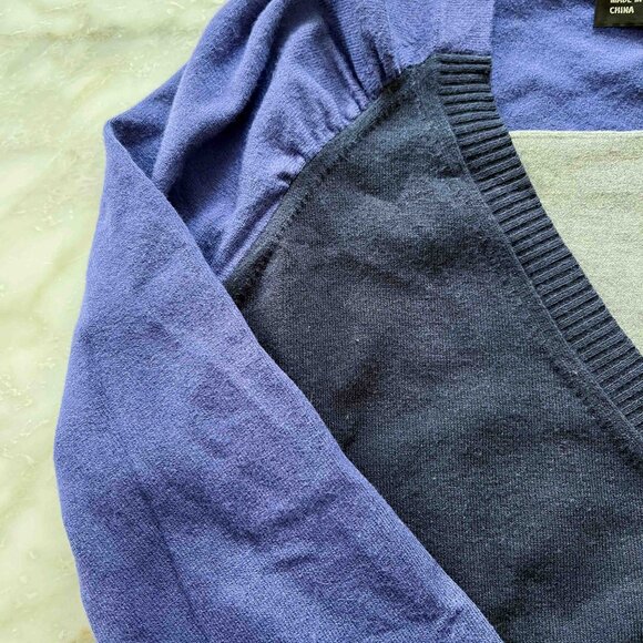 Weekend by MaxMara Colorblock Cardigan Sweater, Size XS - Picture 3 of 3